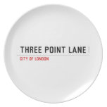 THREE POINT LANE  Plates