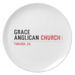Grace ANglican  Plates