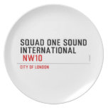 SQUAD ONE SOUND INTERNATIONAL   Plates