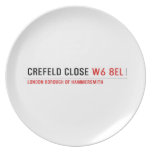 Crefeld Close  Plates
