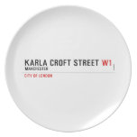 Karla Croft Street  Plates