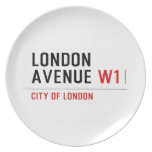 London Avenue  Plates