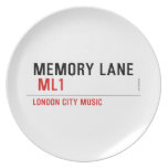 Memory Lane   Plates