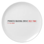 PRINCES MARINA DRIVE  Plates