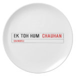ek toh hum   Plates
