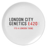 LONDON CITY  GENETICS  Plates