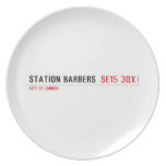 Station barbers   Plates