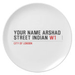 Your Name Arshad  Street Indian  Plates
