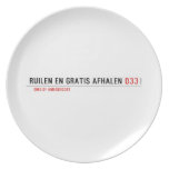Ruilen en gratis afhalen  Plates