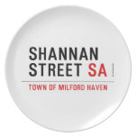 Shannan Street  Plates