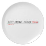 Gentlemens Lounge  Plates