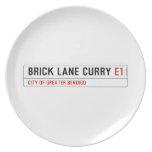 Brick Lane Curry  Plates
