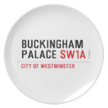 BUCKINGHAM PALACE  Plates