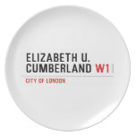 ELIZABETH U. CUMBERLAND  Plates