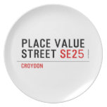 Place value Street  Plates
