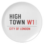 HIGH TOWN  Plates