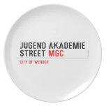 jugend akademie Street  Plates