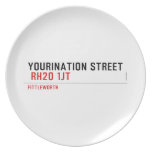 YOURINATION STREET    Plates