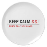 Keep calm  Plates