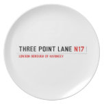 THREE POINT LANE  Plates