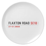 Flaxton road  Plates