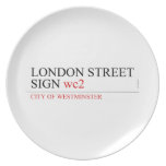 LONDON STREET SIGN  Plates