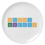 Happy 
 Holidays   Plates