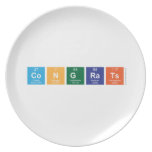 Congrats  Plates