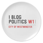 I Blog  Politics  Plates
