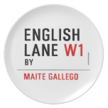 English Lane  Plates