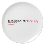Slakterigatan 10  Plates