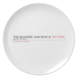 the hammer and sickle  Plates