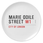 Marie Odile  Street  Plates