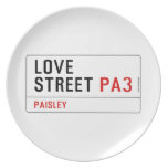 LOVE Street  Plates