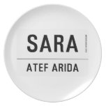 sara  Plates