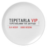 TEPETARLA  Plates