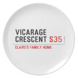 vicarage crescent  Plates