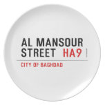 Al Mansour  Street   Plates
