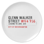 glenn walker street  Plates