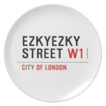 ezkyezky Street  Plates