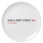 Karla Croft Street  Plates