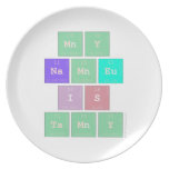 my
 name
 is 
 tamy   Plates