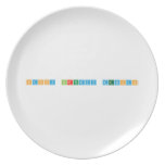 Happy Birthday Meaghan  Plates