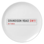 Grandison Road  Plates