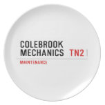 Colebrook Mechanics   Plates