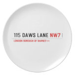 115 Daws LANE  Plates
