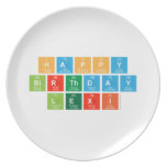 Happy
 Birthday
 Lexi  Plates