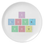 i
 love
 you  Plates