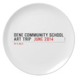 Dene community school art trip   Plates
