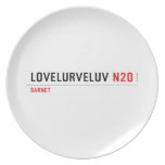 Lovelurveluv  Plates